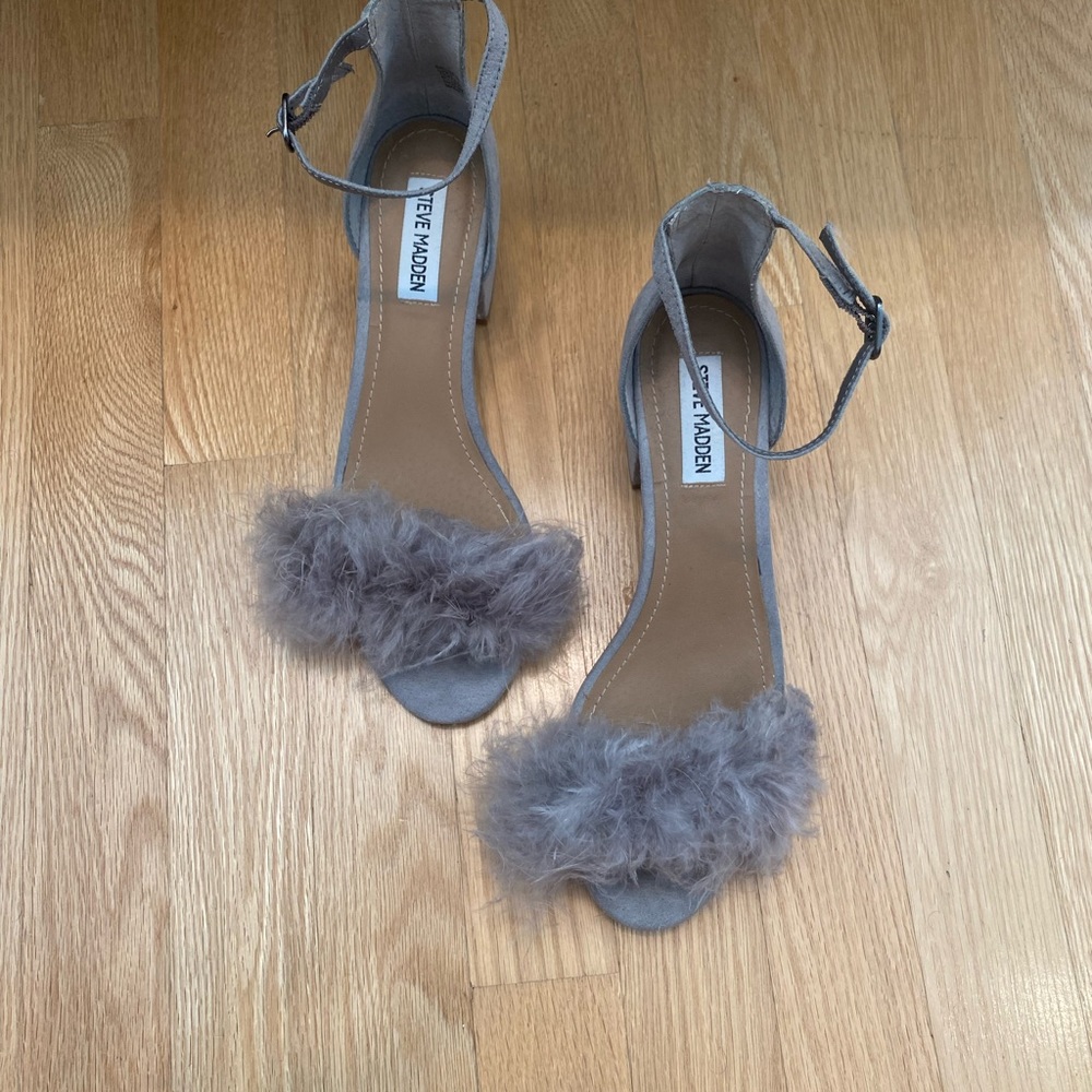 Steve Madden 1 inch block sandals
